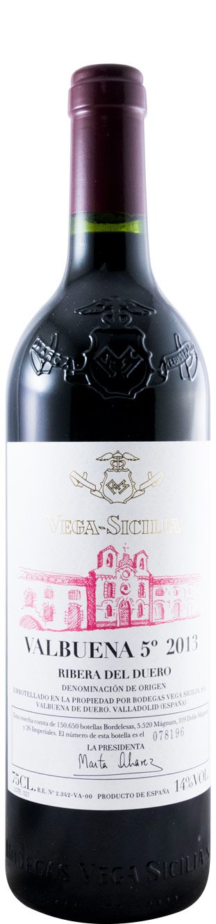 2013 Vega-Sicilia Valbuena 5º Ribera del Duero red