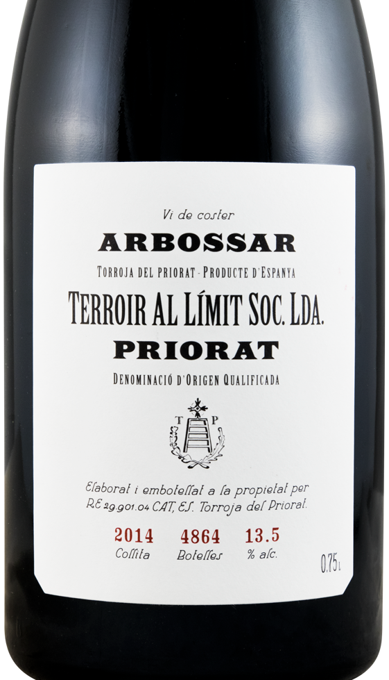 2014 Terroir al Límit Arbossar Priorat red