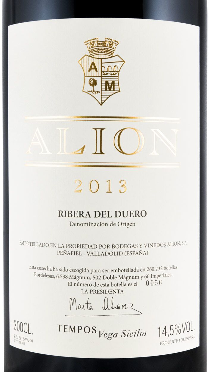 2013 Alión Cosecha Ribera del Duero red 3L