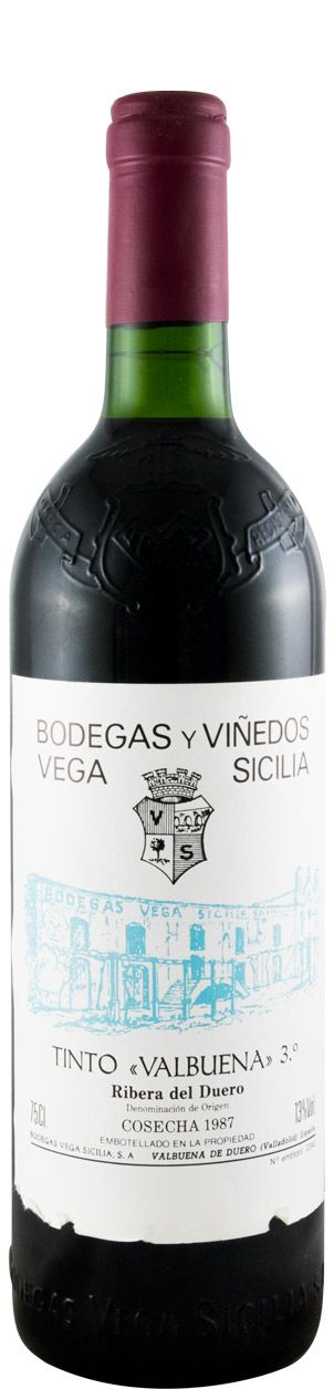 1987 Vega-Sicilia Valbuena 3º Ribera del Duero red