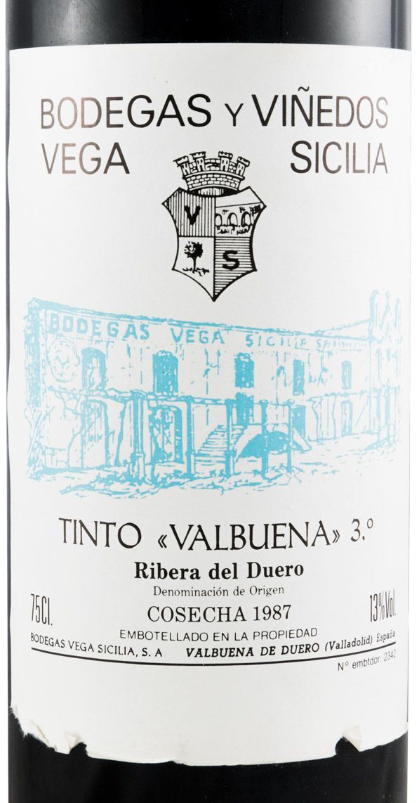 1987 Vega-Sicilia Valbuena 3º Ribera del Duero red