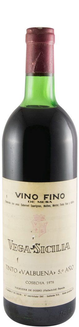 1978 Vega-Sicilia Valbuena 5º Ribera del Duero tinto