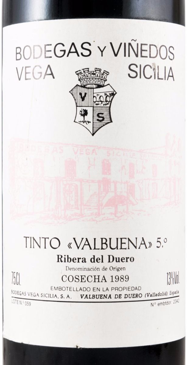 1989 Vega-Sicilia Valbuena 5º Ribera del Duero tinto