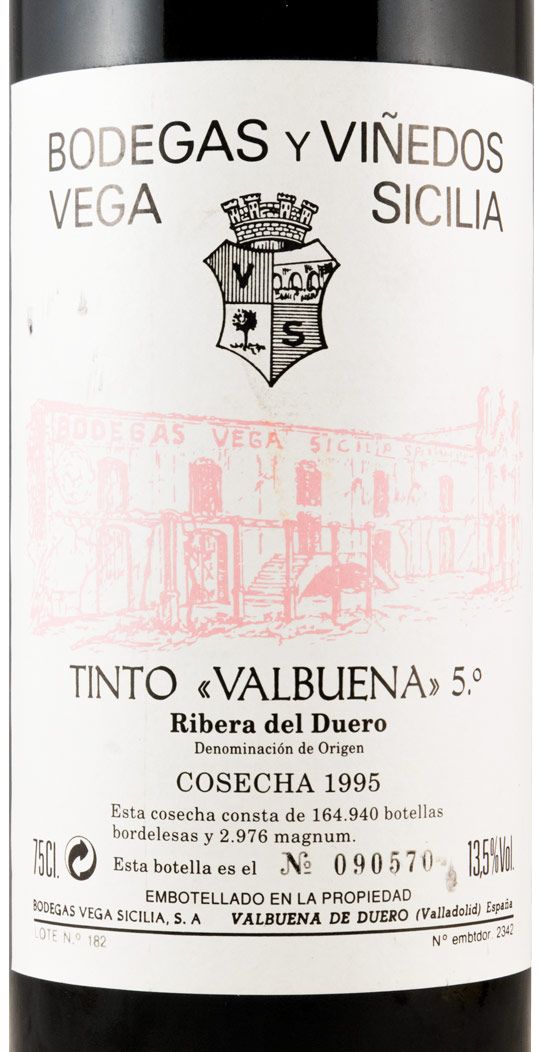 1995 Vega-Sicilia Valbuena 5º Ribera del Duero tinto