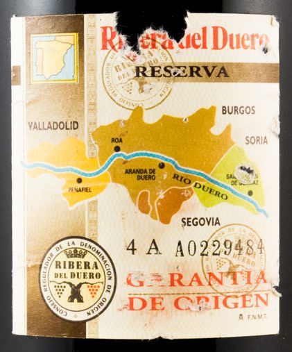 1997 Vega-Sicilia Valbuena 5º Ribera del Duero red