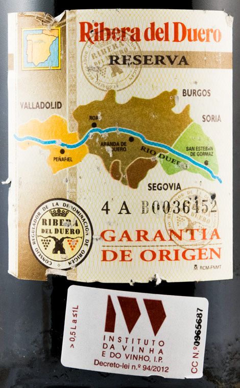 1998 Vega-Sicilia Valbuena 5º Ribera del Duero tinto