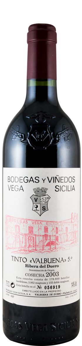 2003 Vega-Sicilia Valbuena 5º Ribera del Duero tinto