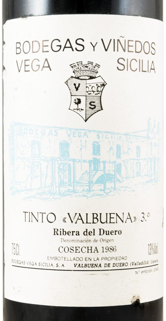 1986 Vega-Sicilia Valbuena 3º Ribera del Duero tinto