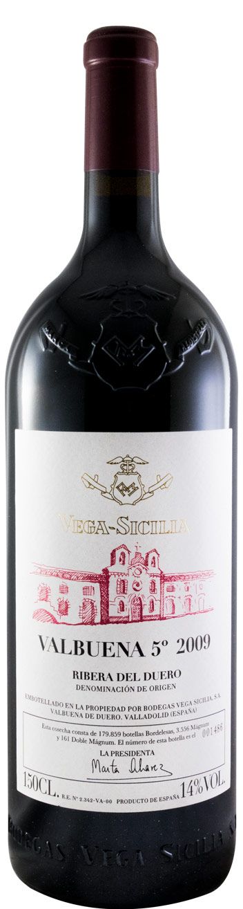 2009 Vega-Sicilia Valbuena 5º Ribera del Duero tinto 1,5L