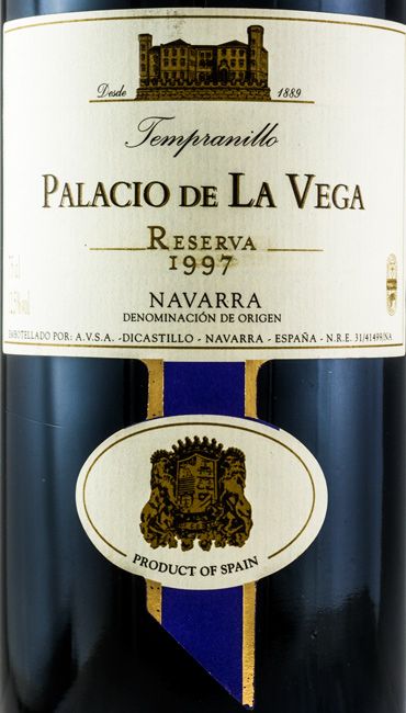 2007 Palacio de la Vega Tempranillo Reserva Navarra tinto