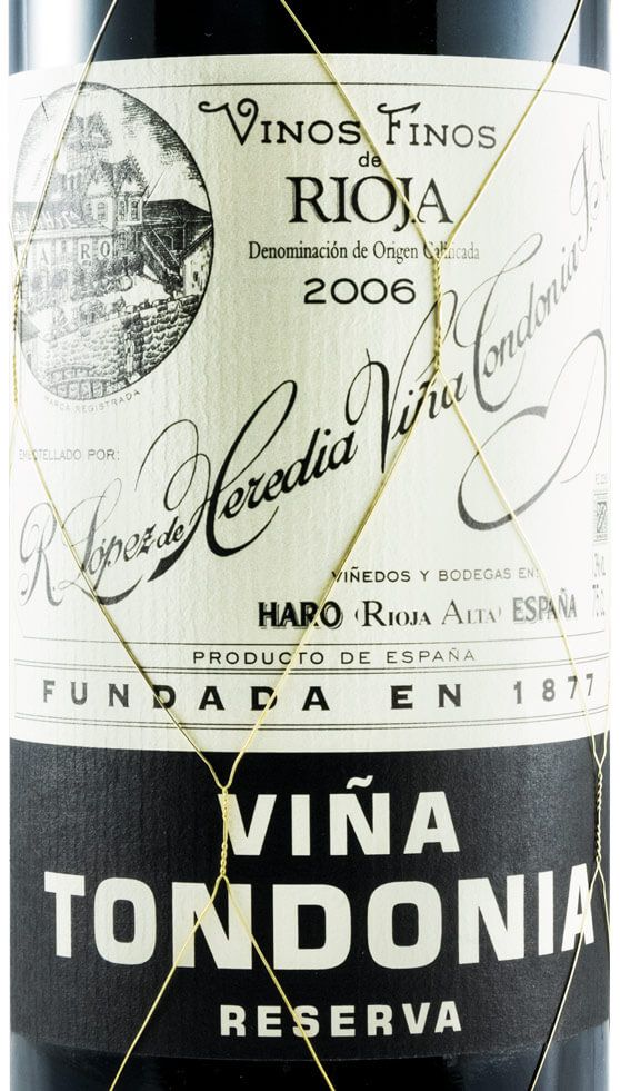2006 López de Heredia Viña Tondonia Reserva tinto