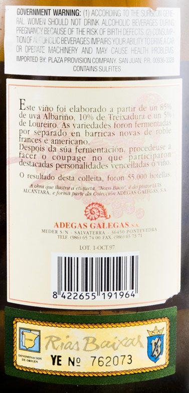 1996 Veigadares Rías Baixas branco
