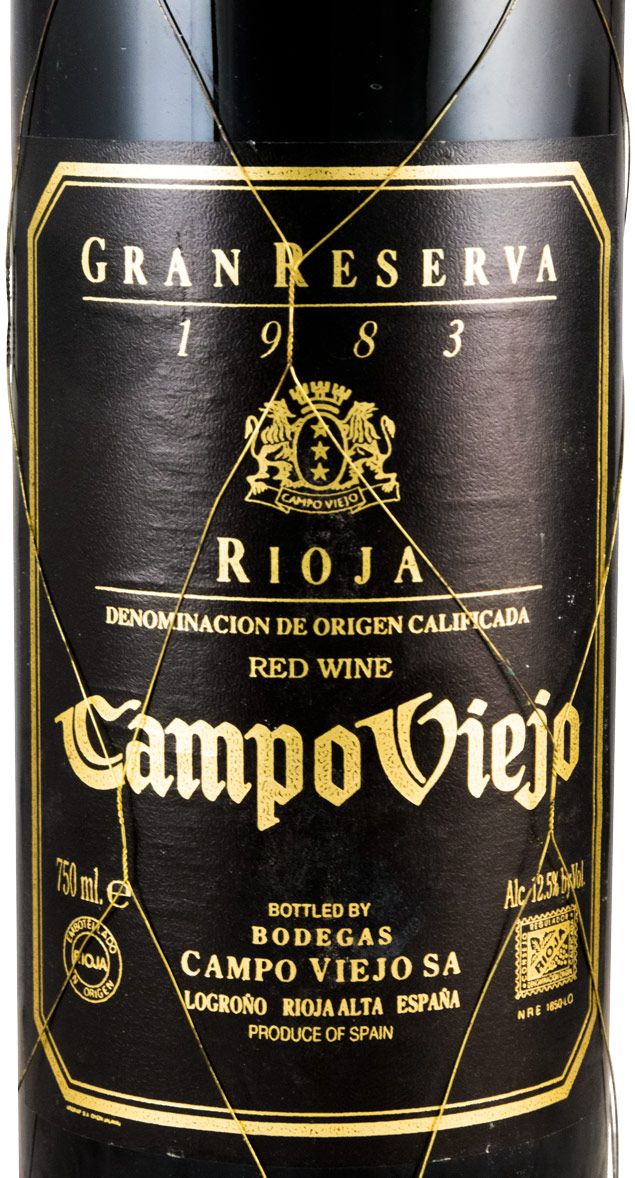 1983 Campo Viejo Gran Reserva Rioja tinto