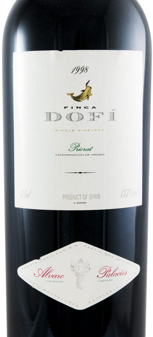 1998 Alvaro Palacios Finca Dofi Priorat red