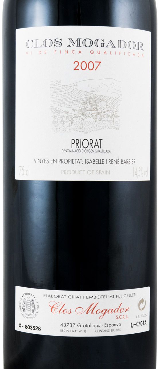 2007 Clos Mogador Priorat tinto