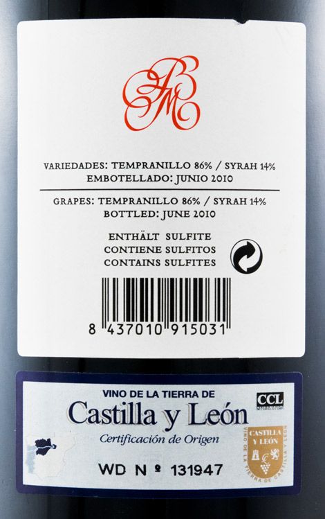 2008 Bodegas Mauro Castilla y León tinto 1,5L