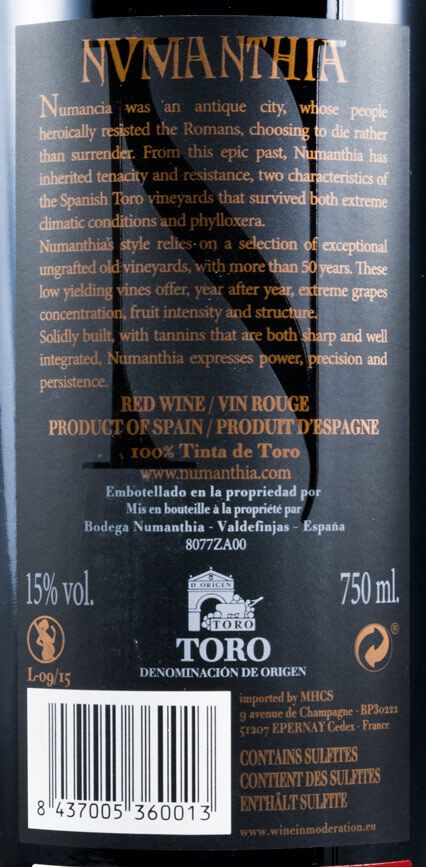 2013 Bodegas Numanthia Toro tinto