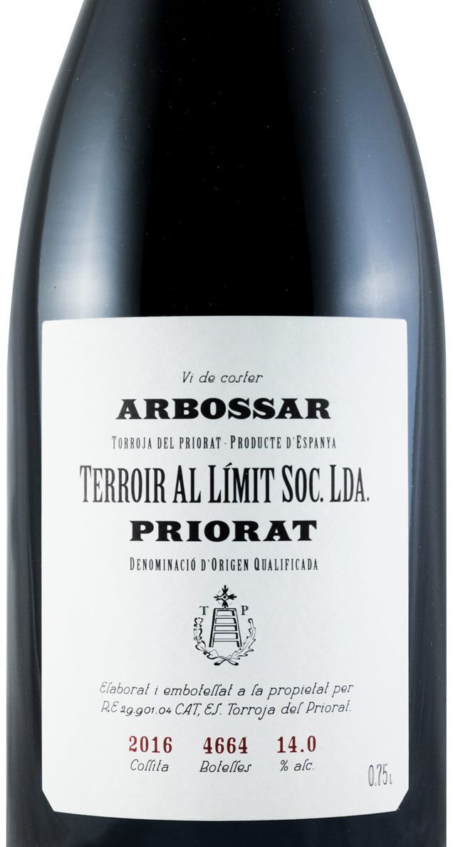 2016 Terroir al Límit Arbossar Priorat red