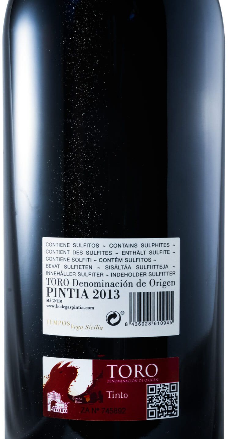 2013 Pintia Toro tinto 1,5L