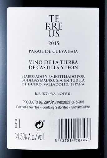 2015 Bodegas Mauro Terreus Paraje de Cueva Baja red 6L