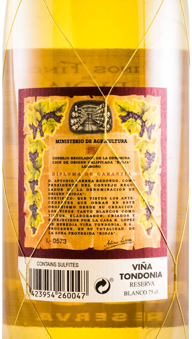 2006 López de Heredia Viña Tondonia Reserva branco