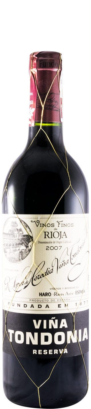 2007 López de Heredia Viña Tondonia Reserva tinto