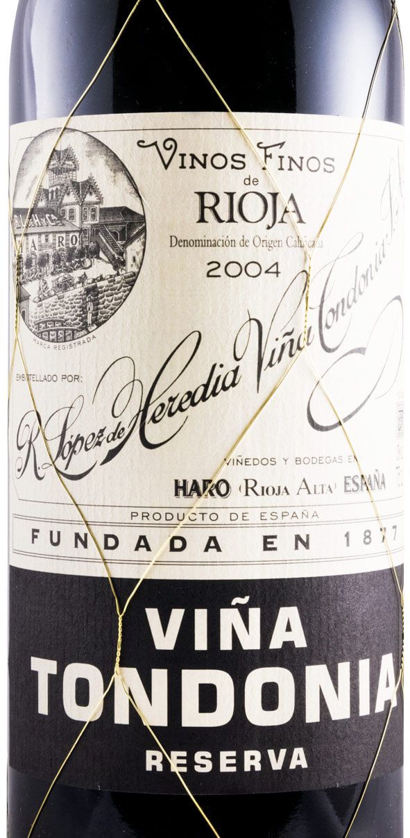 2004 López de Heredia Viña Tondonia Reserva tinto