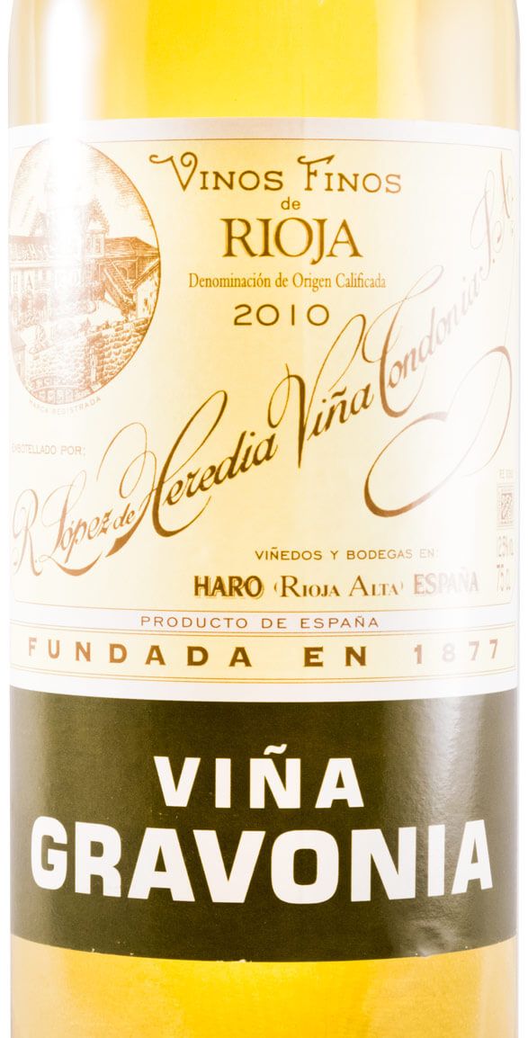 2010 López de Heredia Viña Gravonia Crianza branco