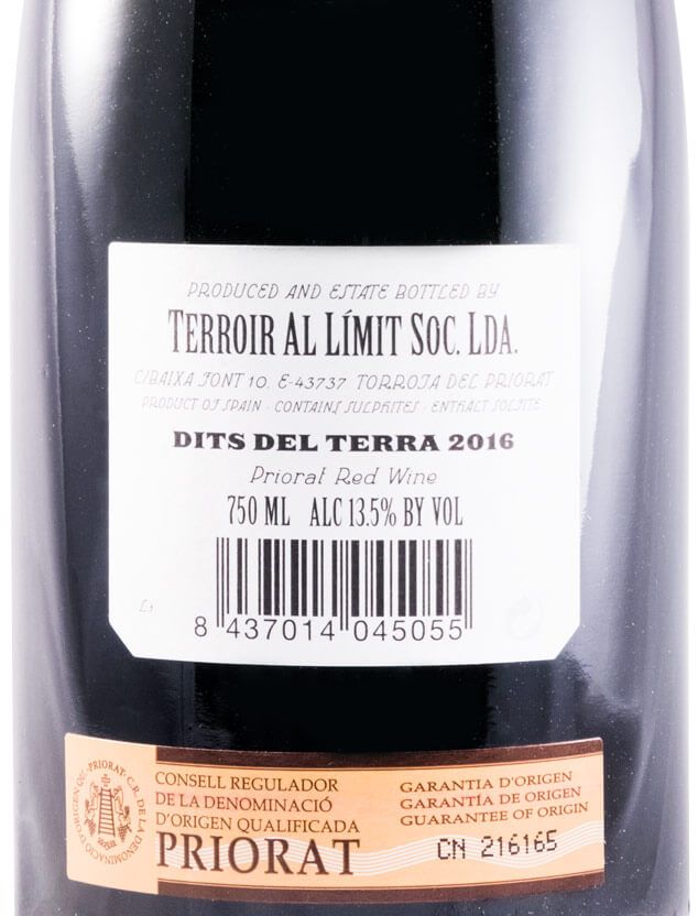 2016 Terroir al Límit Dits del Terra Priorat red