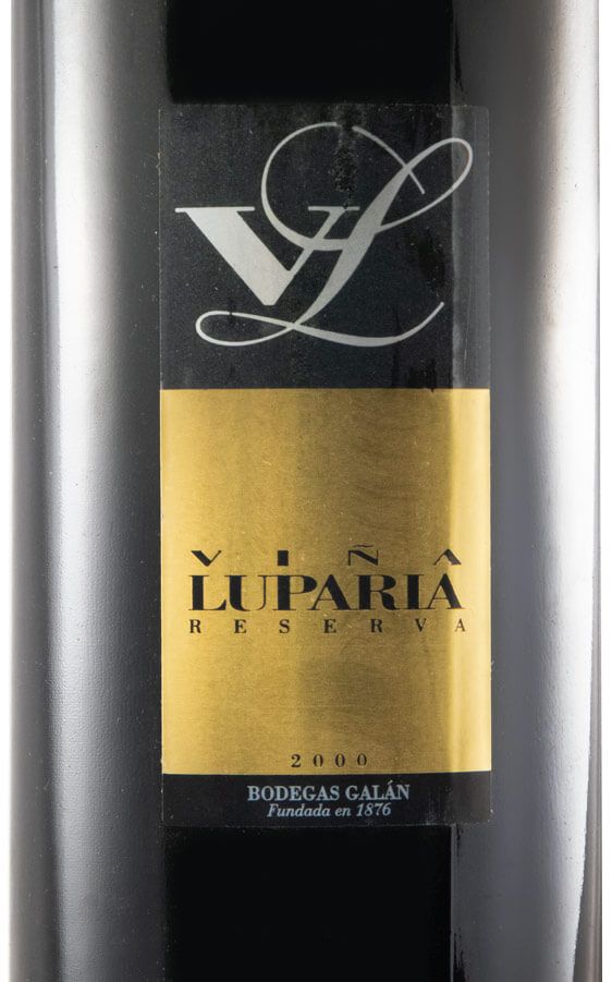 2000 Bodegas Galan Vina Luparia Reserva tinto