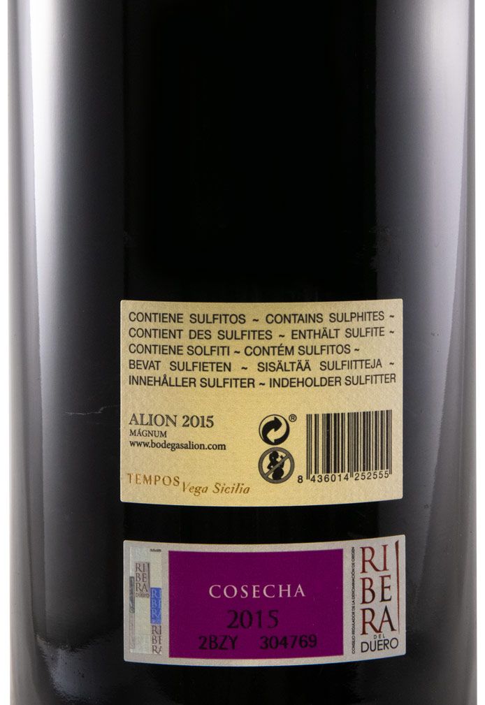 2015 Alión Cosecha Ribera del Duero red 1.5L