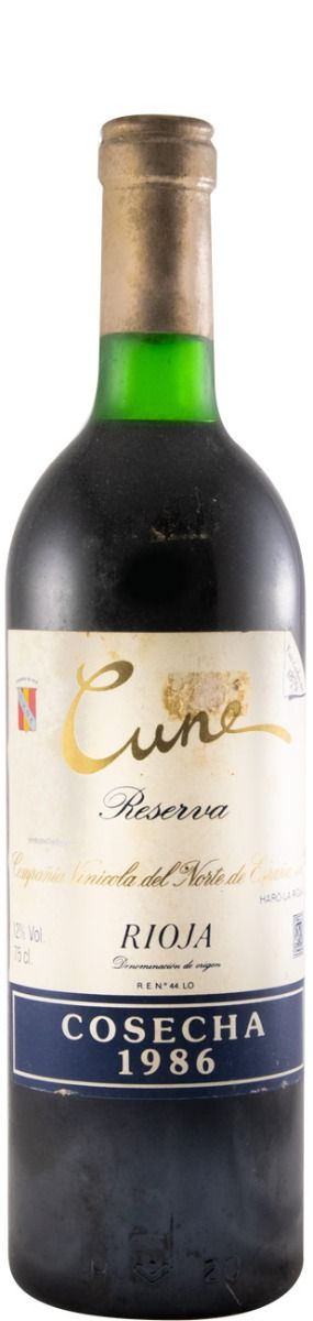1986 Cune Reserva Rioja tinto