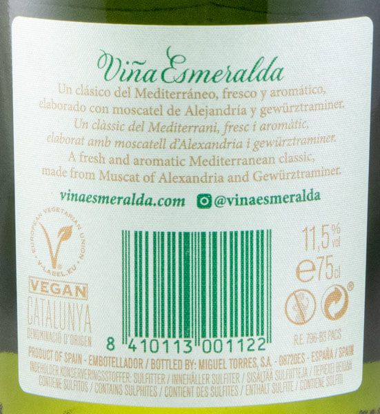 2019 Torres Viña Esmeralda white