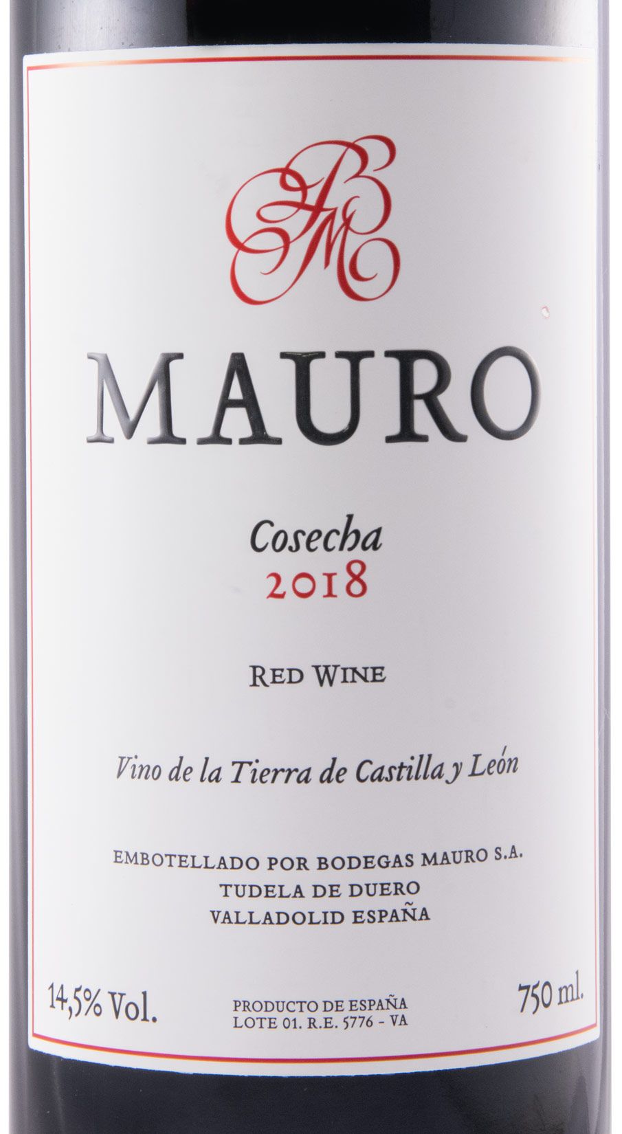 2018 Bodegas Mauro Cosecha Castilla y León red