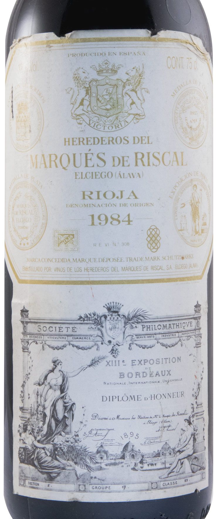 1984 Marqués de Riscal Rioja red