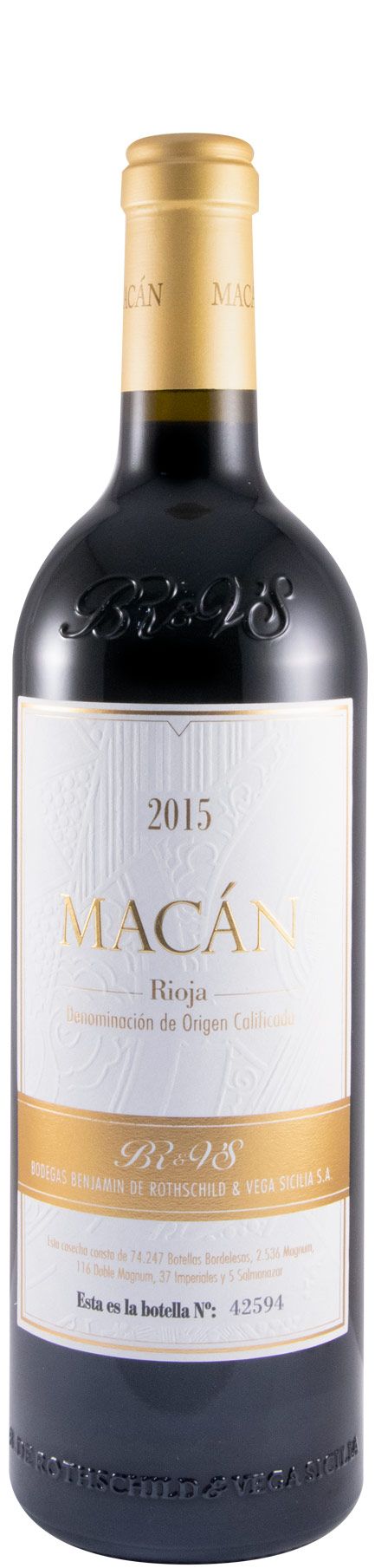 2015 Benjamin de Rothschild & Vega-Sicilia Macán Rioja tinto