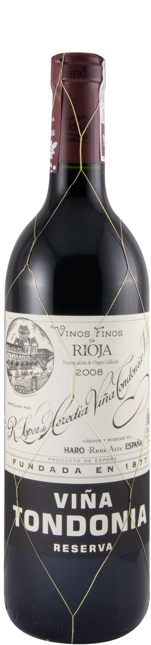 2008 López de Heredia Viña Tondonia Reserva red
