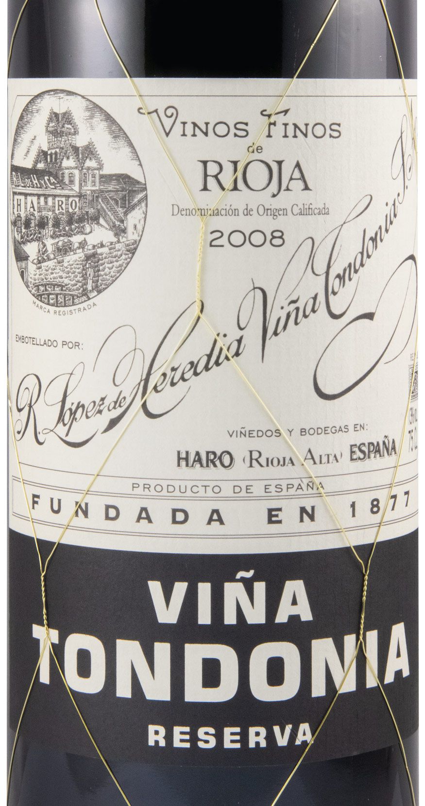 2008 López de Heredia Viña Tondonia Reserva red