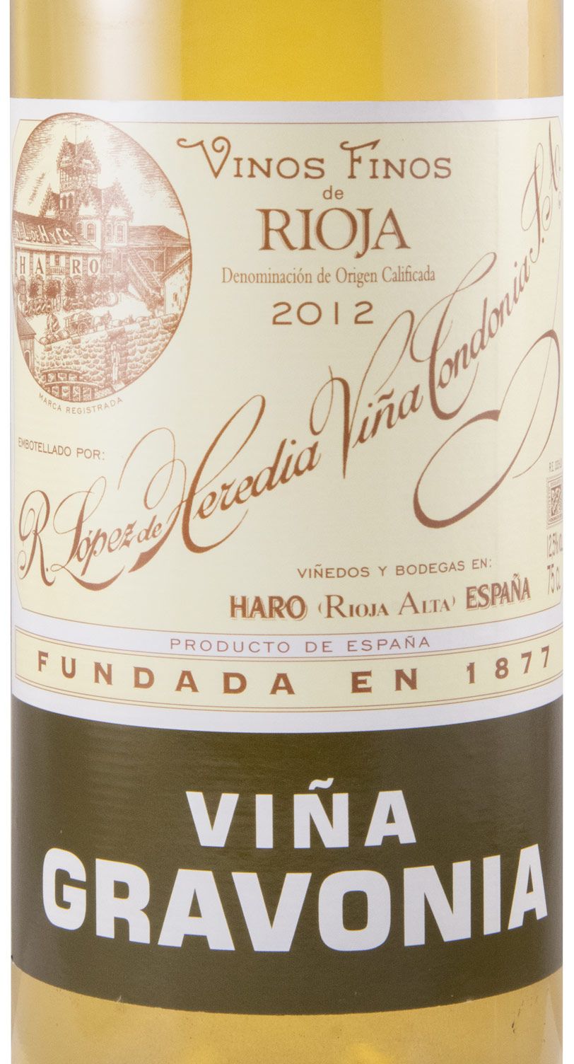 2012 López de Heredia Viña Gravonia Crianza branco