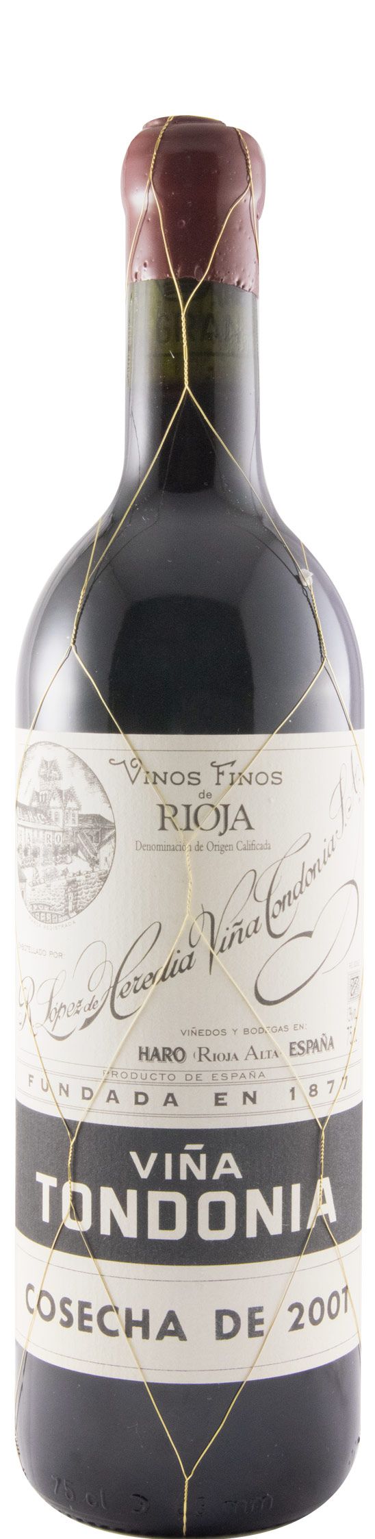 2001 López de Heredia Viña Tondonia Gran Reserva tinto