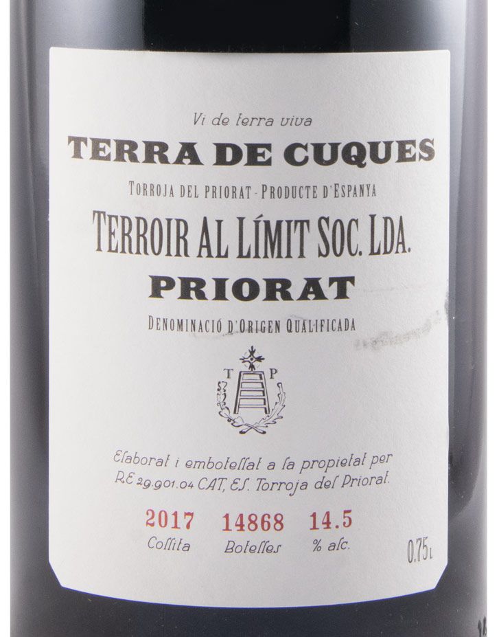 2017 Terroir al Límit Terra de Cuques Priorat red