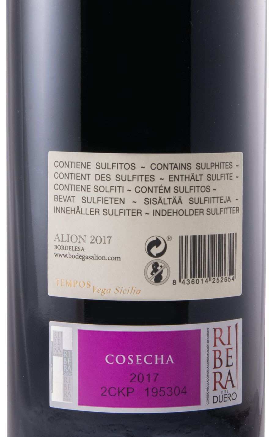2017 Alión Cosecha Ribera del Duero tinto