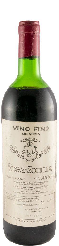 Vega-Sicilia Unico Reserva Especial N.V. Fino Ribera del Duero red