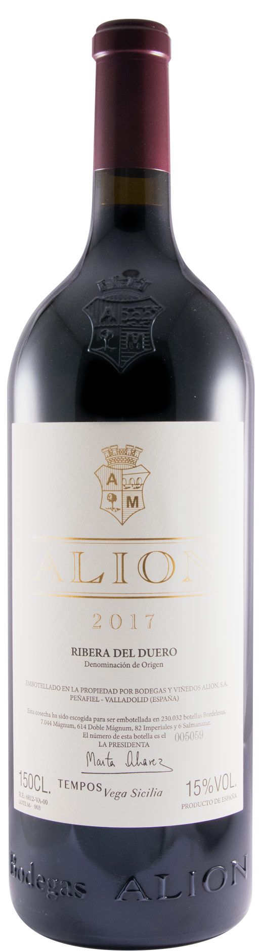 2017 Alión Cosecha Ribera del Duero tinto 1,5L