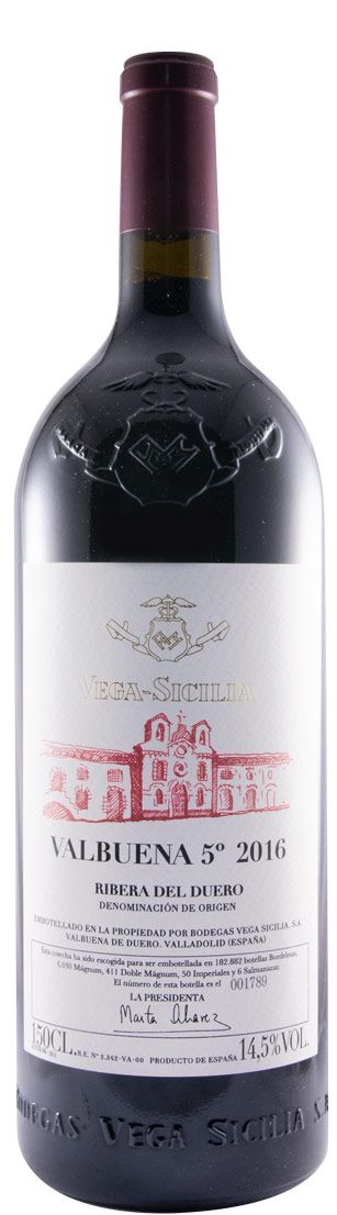 2016 Vega-Sicilia Valbuena 5 Ribera del Duero red 1.5L
