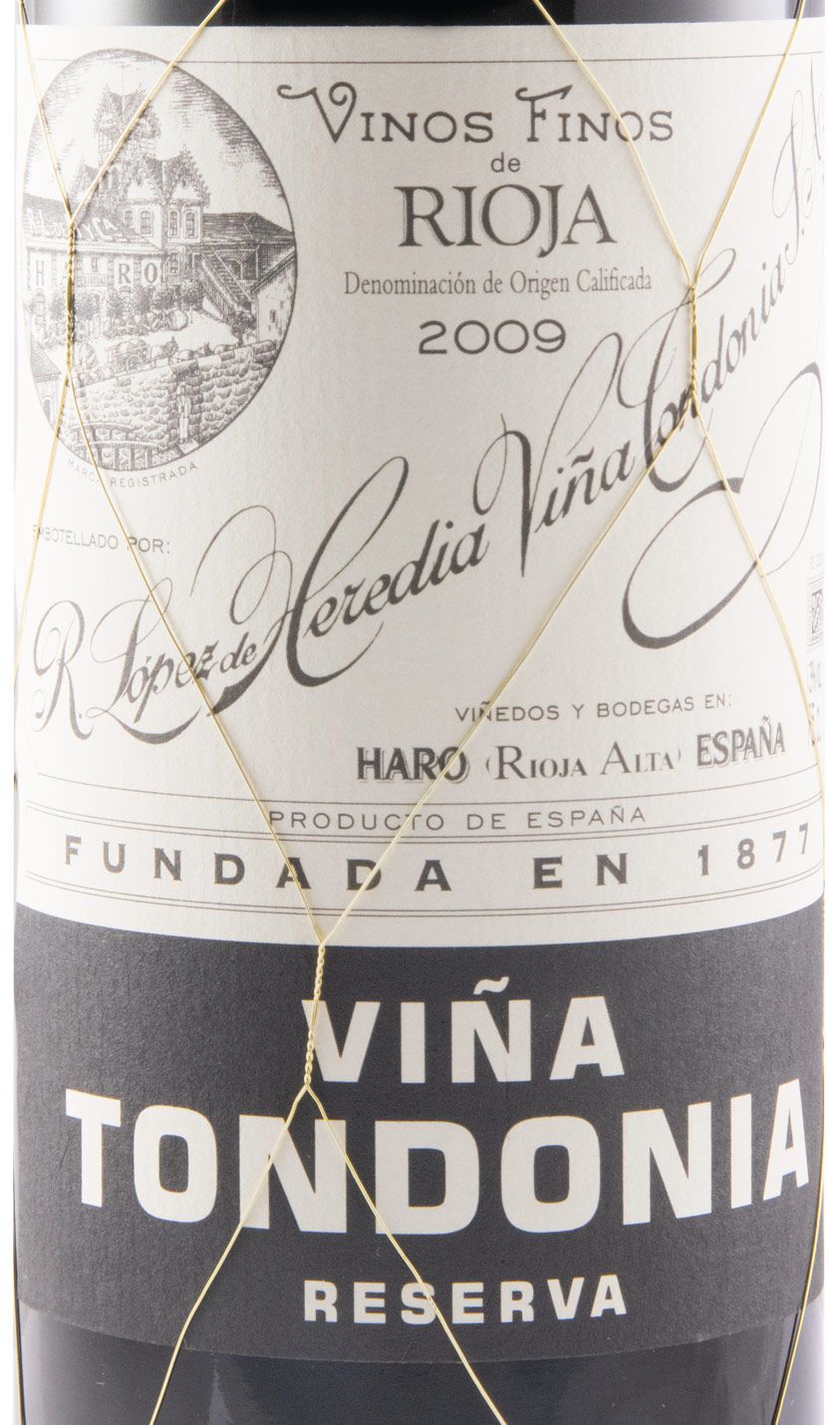 2009 López de Heredia Viña Tondonia Reserva Rioja tinto
