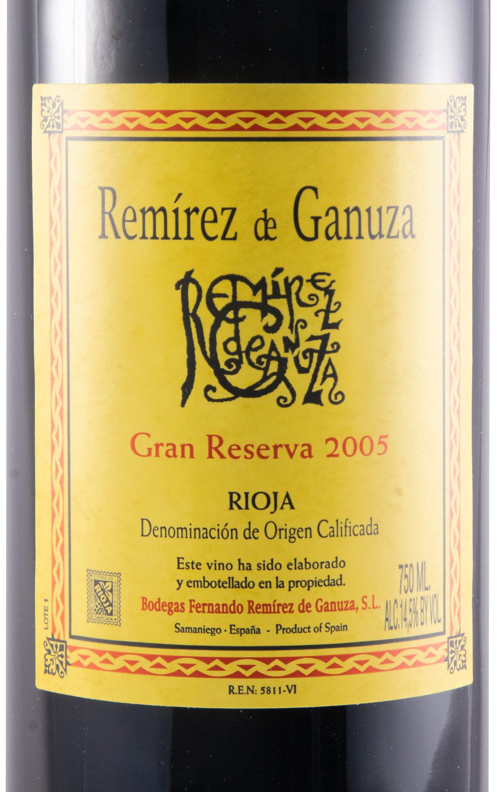 2005 Remírez de Ganuza Gran Reserva Rioja tinto