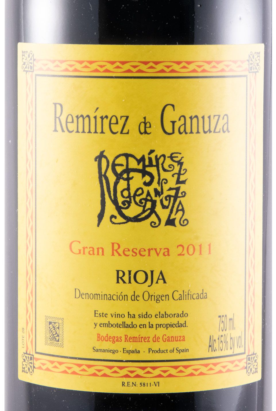 2011 Remírez de Ganuza Gran Reserva Rioja tinto