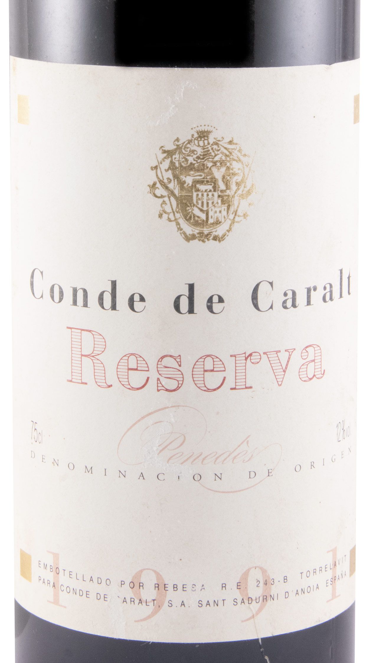 1991 Conde de Caralt Reserva Penedès tinto