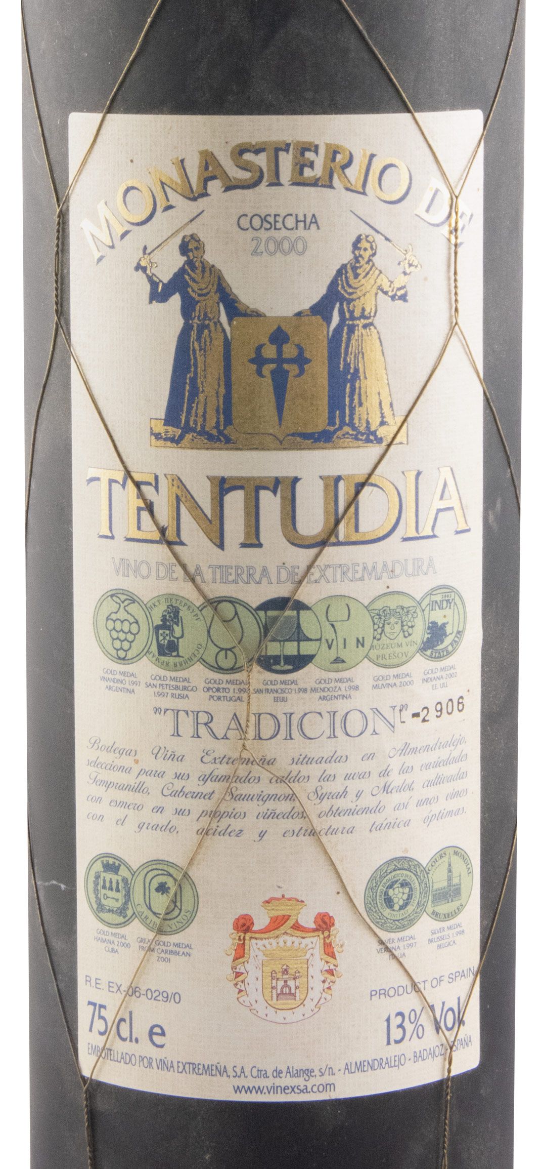 2000 Monasterio de Tentudia Tradición tinto